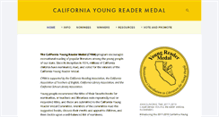 Desktop Screenshot of californiayoungreadermedal.org